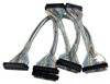 60 Inches Ultra320SCSI LVD Five Drives Translucent Silver Round Internal Bulk Cable SCU160SV5B 037229112726