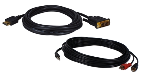 DVI Computer to HDTV with HDMI 16ft A/V Cable Kit TD16K 037229230468 Cable Kit, Connects any computer with DVI to HDTV with HDMI Digital Video Converter/Adaptor, 16ft 773515  TD16K TD16K adapters adaptors cables feet foot   3845  microcenter Cox Discontinued
