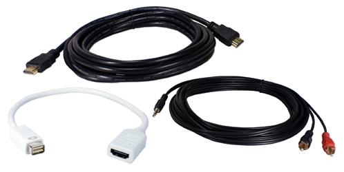 Mini-DVI to HDTV with HDMI 16ft A/V Cable Kit TMD16K 037229230406 Cable Kit, Connects Apple PowerBook/MacBook with Mini-DVI to HDTV with HDMI Digital Video Converter/Adaptor, 16ft 143875  TMD16K TMD16K adapters adaptors cables feet foot   3847  microcenter Edward Matthews Approved