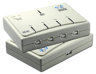 Four Computers to One USB Peripheral Autoswitch UH-401 037229221442