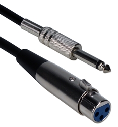 15ft XLR Female to 1/4 Male Audio Cable XLRT-F15 037229402346